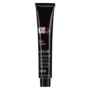 KIS KeraCream Color - permanente haarkleurcrème - 100 ml - 8A - hoge dekking - intensieve haarkleur - keratine-infusie - diervriendelijk en duurzaam