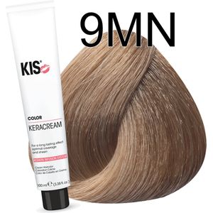 KIS - KeraCream Color - Haarverf - 9MN Zeer Licht Mat Blond - Intensieve Kleurcrème