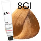 KIS - KeraCream Color - Haarverf - Licht Goudblond Intensief - 100% Grijsdekking