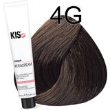 KIS - KeraCream Color - Haarverf - 4G Middel Goudbruin - 100ml