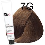 KIS - KeraCream Color - Haarverf - Middel Goudblond - 7G - Permanente Kleurcrème