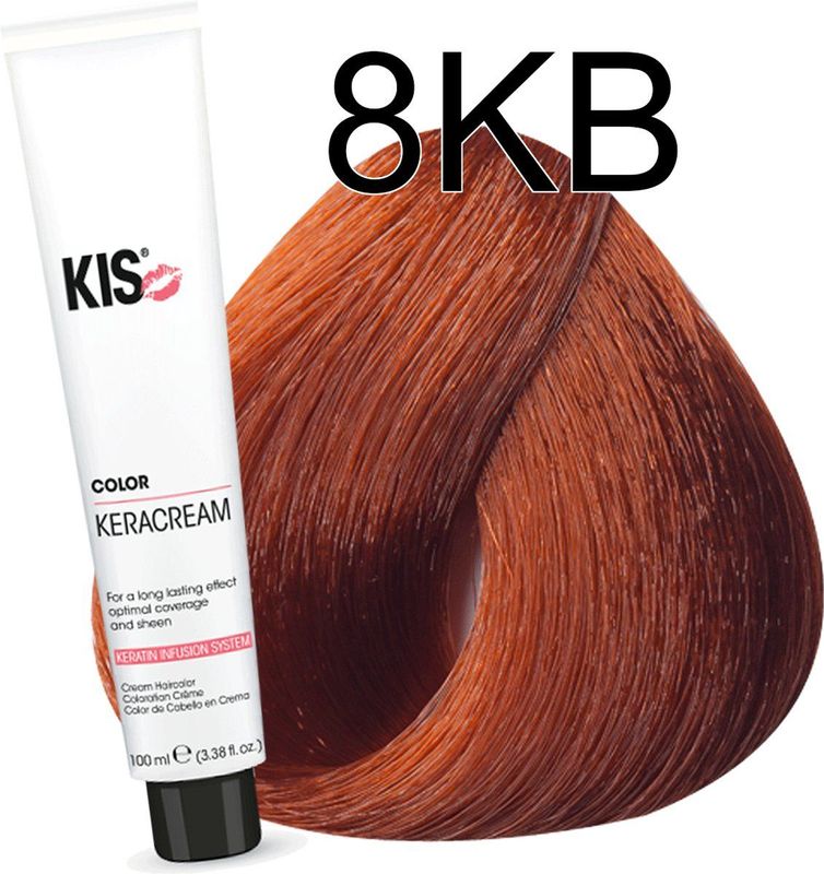 Haarverf - 8KB Licht koper blond | KIS