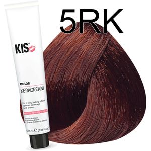 KIS - KeraCream Color - Haarverf - Licht Rood Koper Bruin - Permanente Kleurcrème