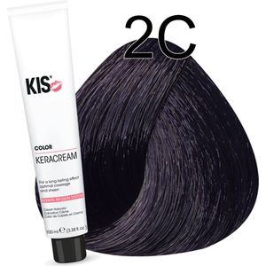KIS - KeraCream Color - Haarverf - Donker Cassis - Permanente Kleurcrème
