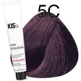 KIS - KeraCream Color - Haarverf - 5C Cassis - Intensieve Kleurcrème - 100% Grijsdekking