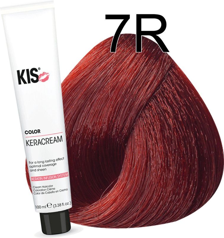 Haarverf - 7R Licht rood | KIS