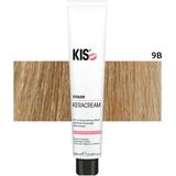 KIS - KeraCream Color - Haarverf - 9B Zeer Licht Beige - Permanente Kleurcrème