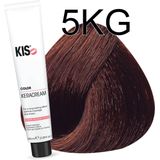 KIS - KeraCream Color - Haarverf - Donker Koper Goudbruin - 5KG