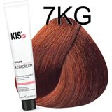 KIS - KeraCream Color - Haarverf - Middel Koper Goudblond - 7KG
