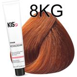 KIS - KeraCream Color - Haarverf - Licht Koper Goudblond - 2x100ml
