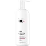 KIS - Care - No-Yellow Shampoo - 1000 ml - Zilvershampoo voor Lichtblond en Grijs Haar