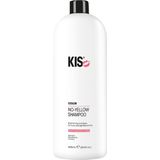 KIS - Care - No-Yellow Shampoo - 1000 ml - Zilvershampoo voor Lichtblond en Grijs Haar