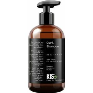 KIS Green Curl Shampoo 250 ml - Normale shampoo vrouwen - Voor Alle haartypes