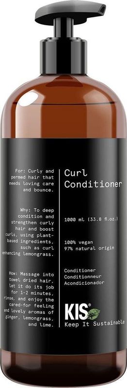 KIS Green Curl Conditioner 1000 ml - Conditioner voor ieder haartype