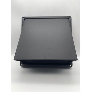 Overdrukrooster met Gevelkap Ø125mm - Zwart - AIRACE