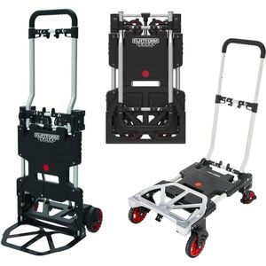 Magnacart 2-in-1 Steekwagen - Opvouwbare Transportwagen - Tot 137KG - Aluminium