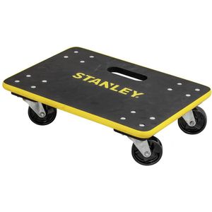 Stanley Meubelroller MS572 - Draagcapaciteit tot 200KG - Transporthulp - 45 x 30 x 13,5 CM - Kunststof - Zwart/Geel
