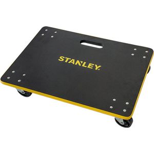 Stanley Transportroller MS573 - Draagcapaciteit tot 200KG - Transporthulp - 60 x 45 x 13,5 CM - Kunststof - Zwart/Geel