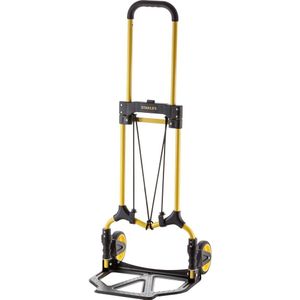 Stanley Opvouwbare Steekwagen SXWTD-FT580 - Max. 70KG - 41 x 40 x 102 CM - Aluminium - Incl. Elastisch Koord - Zwart/Geel
