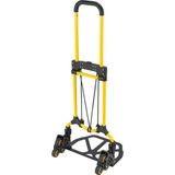 Stanley Opvouwbare Steekwagen SXWTD-FT584 - Max. 60KG - Lichtgewicht Aluminium - Incl. Elastiek - 45 x 39 x 104 CM - Zwart/Geel