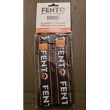 Fento - E280401 - Elastieken voor Kniebeschermers - Zwart - Duurzaam Materiaal