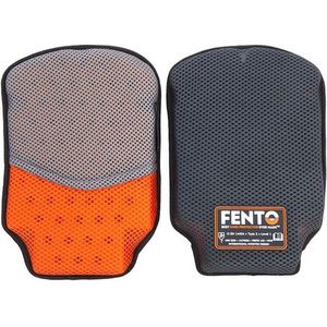 FENTO Pocket - Kniebeschermers - Zwart/Oranje - Ergonomisch Ontwerp