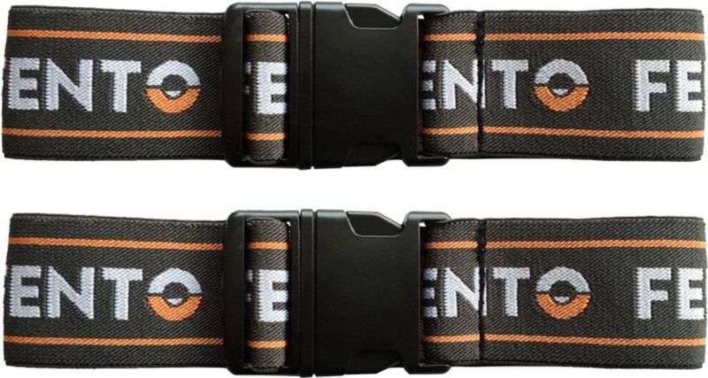 Fento - E280202 Clip Elastieken - Zwart - Voor Original Kniebeschermers