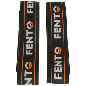 Fento - E280151 - Elastieken - Zwart-Oranje - Voor Home Kniebeschermers