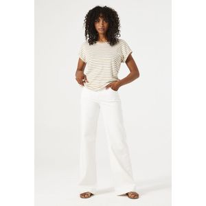 GARCIA Celia Wide Dames Wide Fit Jeans Wit