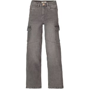 GARCIA PG42005 - Jeans - Grijs - Katoen - High Waist met Klepzakken