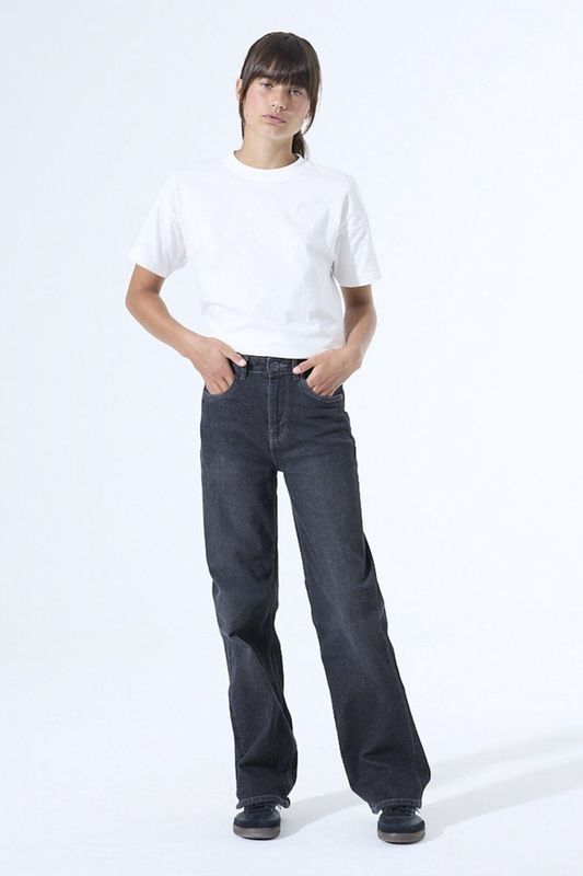 GARCIA Ilvy Jeans - Grijs - Straight Fit - High Waist - Duurzaam