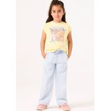 GARCIA - T-shirt - Geel - Katoen - Korte Mouwen - Ronde Hals