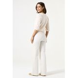 GARCIA - Vest - Wit - 65% Viscose 35% Polyamide