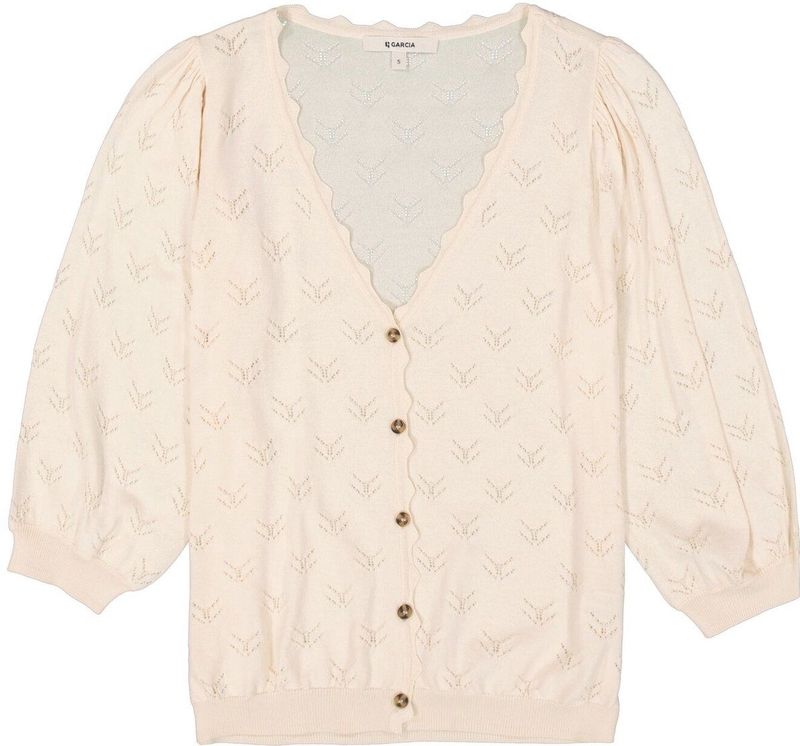 GARCIA - Vest - Wit - 65% Viscose 35% Polyamide