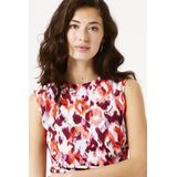 Garcia - Crinkle Top - Oranje - 98% Recycled Polyester 2% Elastaan