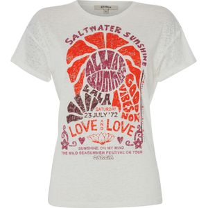 Garcia - C50201 - T-shirt - Zwart - 40% Gerecycled Polyester, 30% Katoen, 30% Gerecycled Katoen