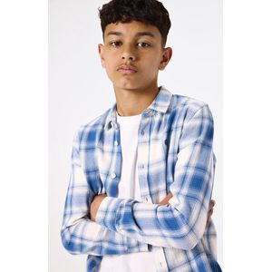 Geruit Flanellen Overhemd - Lange Mouwen - Regular Fit - 100% Katoen