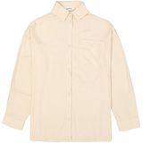 GARCIA - Overhemd - Bruin - Katoenen Chambray - Lange Mouwen - Borstzakje