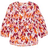 GARCIA - Blouse - Crêpe - Allover Print - 3/4 Mouwen - Relaxed Fit - Viscose