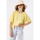 Garcia - Gebreid Vest - Korte Mouwen - Ronde Hals - Regular Fit