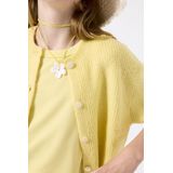 Garcia - Gebreid Vest - Korte Mouwen - Ronde Hals - Regular Fit