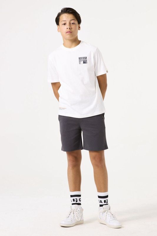 GARCIA Jongens Short - Grijs - Joggingstof - Relaxed Fit