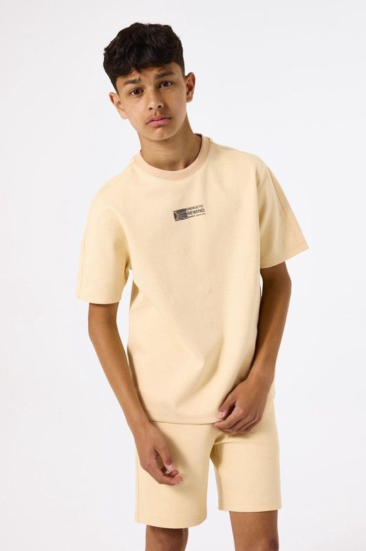 GARCIA Jongens Short - Geel - Joggingstof - Relaxed Fit