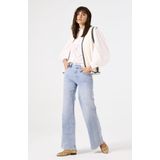 Gilet - Wide Fit - Gestructeerde Stof - 46% Polyester, 41% Katoen, 12% Viscose, 1% Elastaan