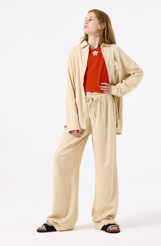 GARCIA - C52723 - Harembroek - Bruin - Viscose en Linnenmix