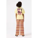 GARCIA - Geweven Broek - Patroon - High Waist - Wide Fit - Recyclede Materialen