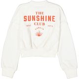 GARCIA - Vest - Wit - Katoen/Polyester - Bombervest met Print