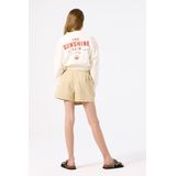 GARCIA - Vest - Wit - Katoen/Polyester - Bombervest met Print