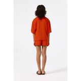 GARCIA - Shorts - Oranje - Katoenen Chambray - Loose Fit