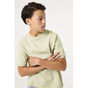 GARCIA T-shirt - Groen - Korte Mouw - 50% Katoen 50% Gerecycled Katoen